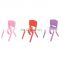 Safe design colorful detachable legs children plastic furniture kids study table and chair