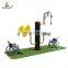 Double Sit Disable Fitness Equipment For Adult In Outdoor Fitness Device Used In Public Park And Community