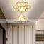 Post Modern Crystal Petals LED Ceiling Chandelier Lamp For Aisle Hallway Corridor Ceiling Stairway Light
