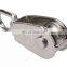 Stainless Steel Wire Rope Crane Pulley Block Lifting Crane Swivel Hook Pulley Single Sheave Swivel Eye