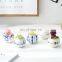 Wholesale White Porcelain Flowerpot Japanese Flower Pot Hand Painted Creative Ceramic Mini Pot