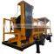 China mobile wood chips sifter screen and small compost organic fertilizer sieving machine