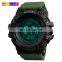 Army green smart watch custom pressure monitor 2018 skmei 1358