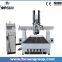 Hot sale 4 axis cnc router engraver machine for curved wood chair carving