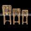 New Arrival Set Of 3 Rattan Plant Stand Decoration Hottest Plant Holder High Quality Wicker Flower Pot Holder Basket Wholesale