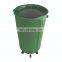 300L food safe slim tall rain water barrel with filter