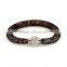 Factory price! Hot sale Multicolor Mesh Single Stardust Bracelet with Tiny Resin Crystal Filled Magnetic Wrap Bangles