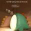 China Manufacturer Silicone Moon Lamp Chargeable LED Dinosaur Lamp Children Night Light Switch  USB in Bedroom Portable