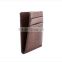 Factory wholesale simple design genuine leather card case with 4 card slots
