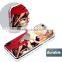 DIY personal glazed Modern girl TPU glitter case for iphone 6 case
