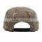 100% Arcylic Flat Brim 5 Panel Camo Military Snapback Cap Wholesale
