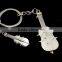 Custom metal Guitar keychain ,music keychain ,zinc alloy casting ,nickel plated