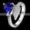 KZCR293 18K Gold Plated Jewelry Love Heart Ring