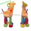 Babyfans Giraffe Grasp Bell Plush Soft Hanging Toys For Baby Intelligence Toy Baby
