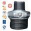 Hot dipped galvanised malleable cast iron pipe fitting nipple