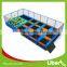 China GS Certificate Kindergarten Used Kids Indoor Playground Trampoline for Sale