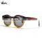 WHIM Vintage Round Frame Women Polarized Acetate Sunglasses