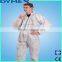 Disposable White Polypropylene PP Nonwoven Coverall
