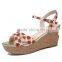 HOT 2016 Summer New Fashion Women Sandals Wedges Shoes Open Toe
