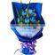 Single fresh blue rose plant for wholesale