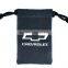 Luxury portable velvet pouch with rope/ drawstring jewelry pouch with logo