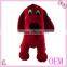 2016 custom plush dog toys with big ears