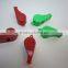 2016 New colorful plastic whistle wooden train whistle funny toys