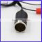 Cigarette lighter socket to car battery Alligator clips charger with electrical cable