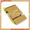 High quyality logo customized spiral notebook with pen