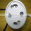 GU-24 lampholder smooth with M10*1 Zine metal nut ( for gu-24 based cfl and led lamps)
