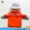 customize cheap plush fireman hand puppet