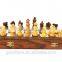 Elegant Wooden Folding Chessboard Game Set With King Height 7cm