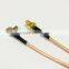 RF SMA Switch TS9 Pigtail Cable RP-SMA Female bulkhead to TS9 Male Right Angle RG316 Cable 15cm 6" for 3G modem ZTE