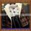 new coming nice fashion girls clothes set with dress and coat