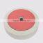 wool felt cut cutting polishing wheel