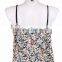 The new summer 2015 women's broken flower skirt with shoulder-straps