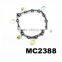 wholesale elastic wooden beads rosary bracelet