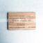 custom bamboo namecard wooden namecard