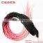 Japanese fiber solid and ombre color senegalese twist hair crochet hair extension