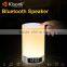 Hot Touch LED Light Wireless Bluetooth Stereo Speaker With Alarm Clock Function Support TF Card MP3