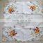 crochet embroidery table cloth, polyester lace table cloth, flower table cloth