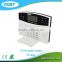 Wireless home security alarm system with LCD display in PSTN net work