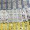 pewter grey silver stripe sequins fabric