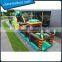 Dino adventure run/ animal inflatable obstacle courses/obstacle course inflatable commerc