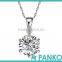 Fashion Women Jewelry Set sterling Silver 925 CZ Diamond Necklace Earrings Ring