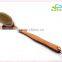 Felicare Body Brush Skin Brush Pig bristle curved handle wooden bath body brush