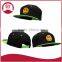 Smiley Face Embroidered Two Tone flat bill hip hop snapback cap