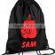 New fashion design china wholesale gym bag, school drawstring backpack, Library bags