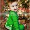 Personalized Long John Baby Christmas Pajamas with Bottom Flap