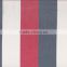 woven red custom plain tc 45cvc polyester cotton stripe fabric for shirts